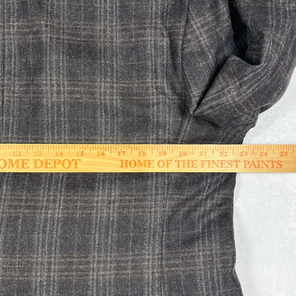 Joseph Abbound Hamilton Soft Wool Two-Button Blazer 44R Plaid Lanificio di Pray
